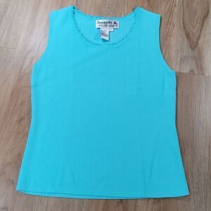 🔺️Joseph A Bright Blue Sleeveless Top Large